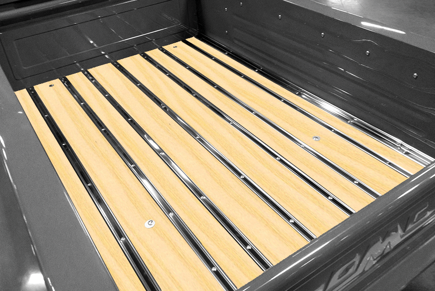 7-Piece Stainless Steel Bed Strips For 1954-1959 Chevrolet Short Bed Truck