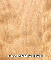 Flamed Birch Wood Sample