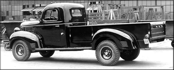 1937-1942 Dodge 1 Ton Stepside Drilled BedWood®