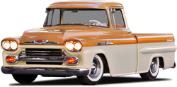 1958-1959 Chevrolet/GMC Short Fleetside BedWood® Kit