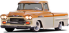 1958-1959 Chevrolet/GMC Short Fleetside Undrilled BedWood®