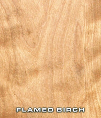 Flamed birch sample