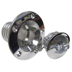 Polished Aluminum Aircraft Style Fuel Filler Neck and Cap